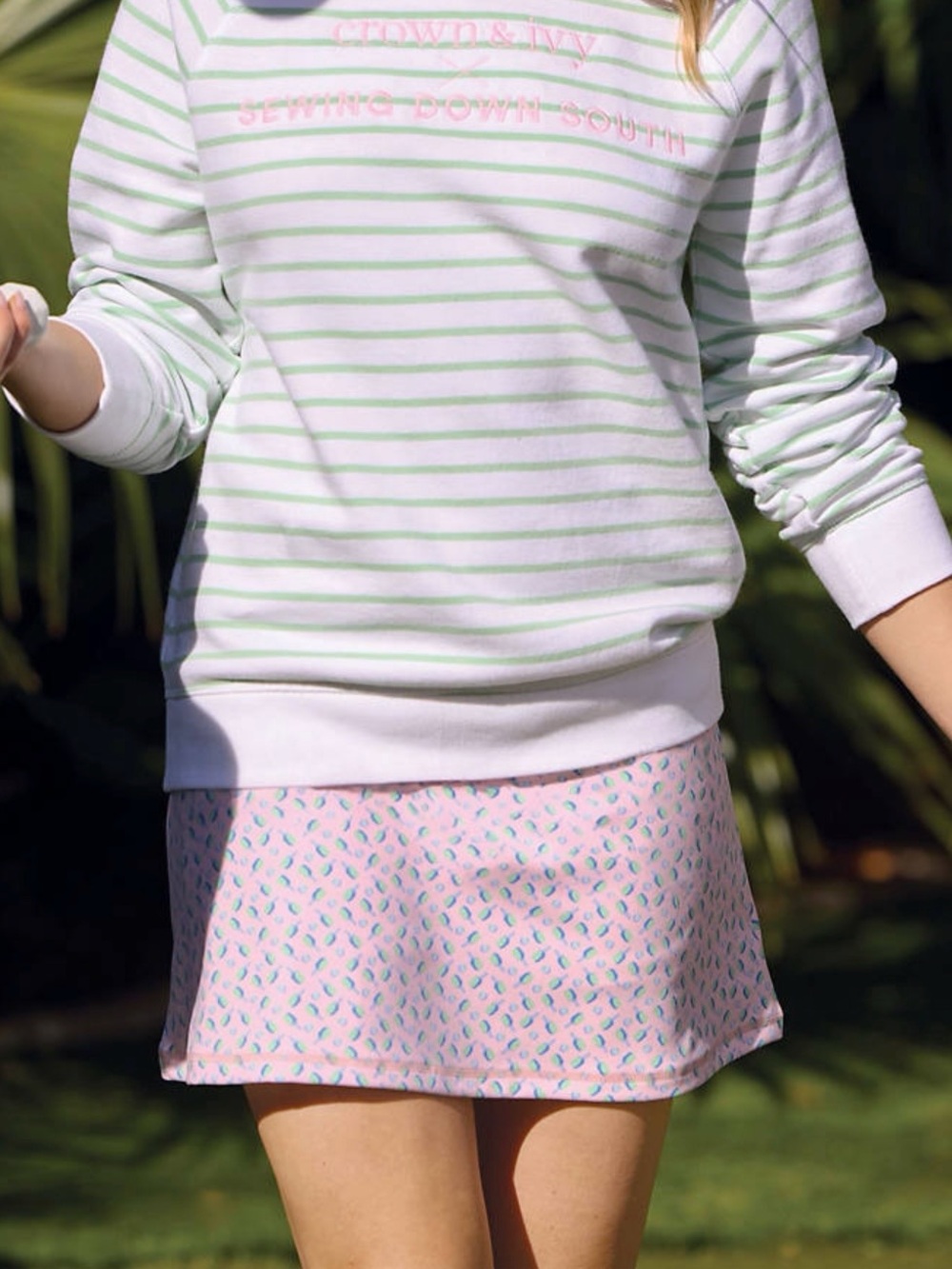 💐 crown & ivy x Sewing Down South Pickleball Skort NWT - Picture 1 of 12